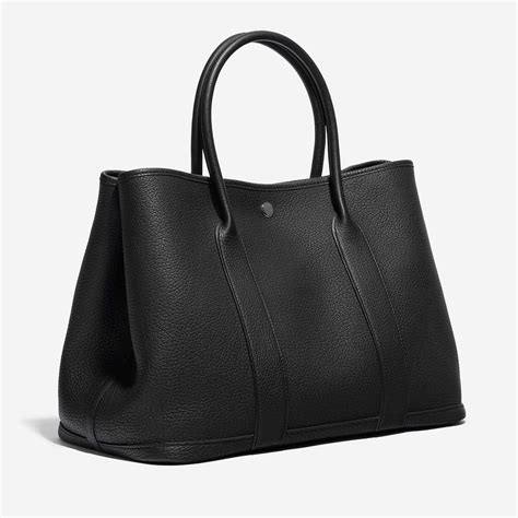 hermes garden bag black|Hermes garden party 36 price.